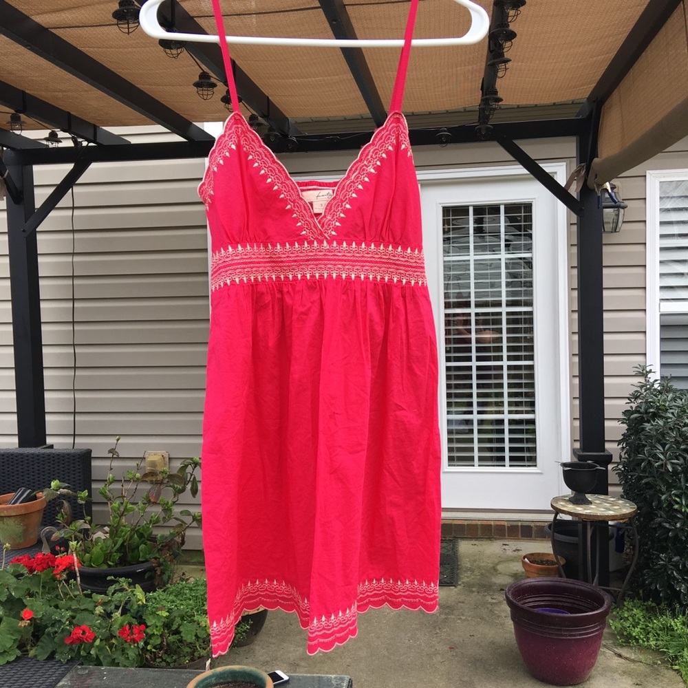 Forever 21 bright pink summer dress